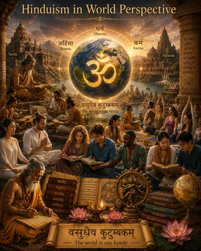 Illustration for Hinduism & Global Traditions